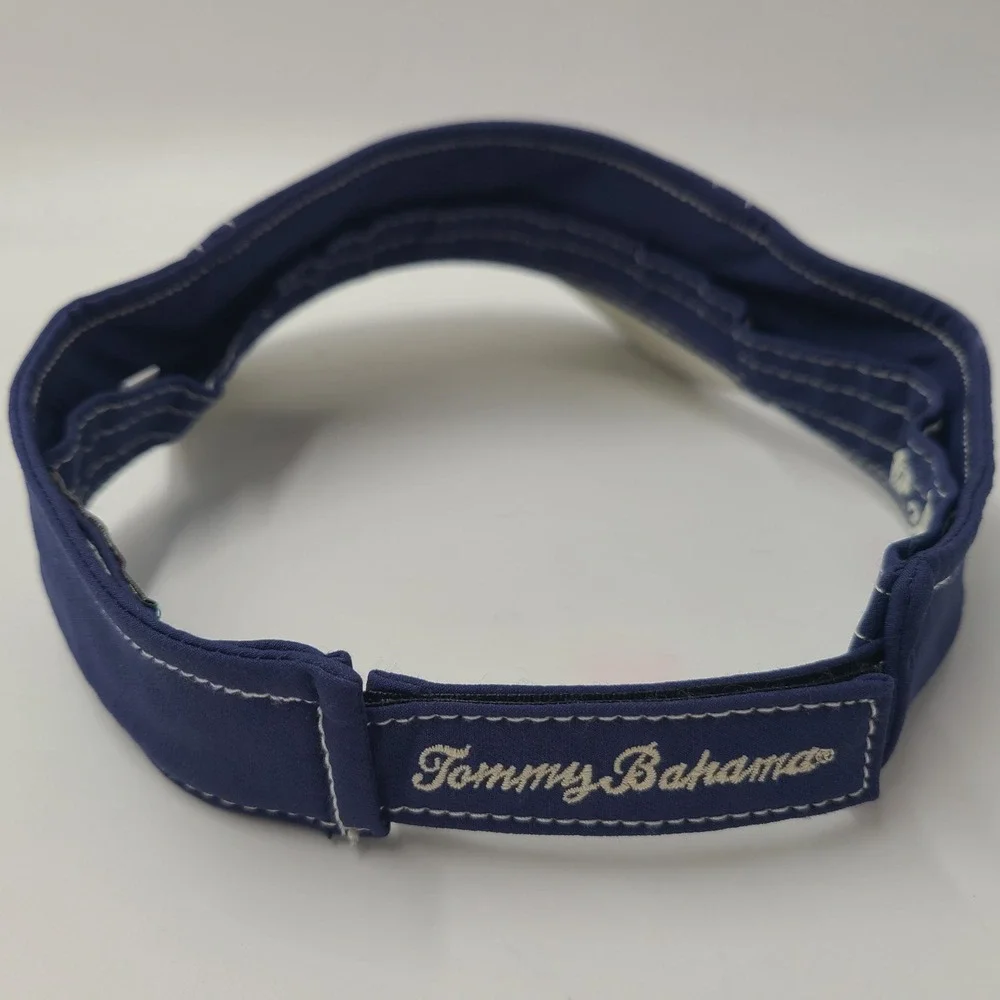 Tommy Bahama Visor Hat Adjustable Blue Marlin Logo Relax Fishing Outdoors Men
